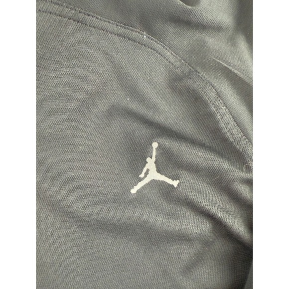 Jordan‎ Hoodie Men's 2XL Black Full Zip Vintage Nike Jumpman Lined Warmup Jacket - Picture 7 of 16